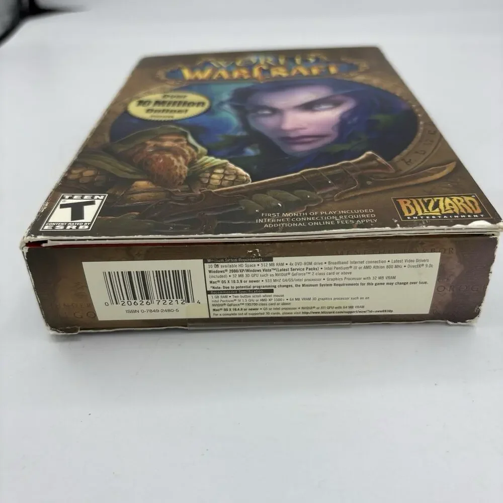 World‎ of Warcraft Computer Game Windows PC & Mac Sealed Unopened Box